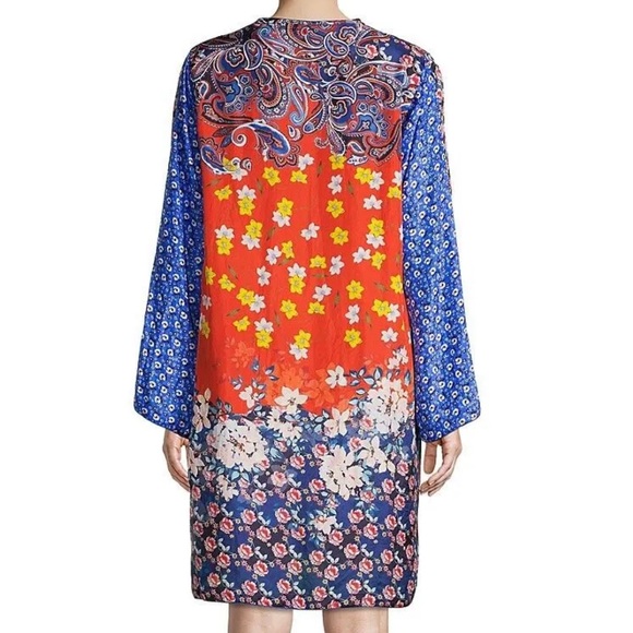 Johnny Was Lunamo Mandy  silk dress NWT RARE - Picture 13 of 14